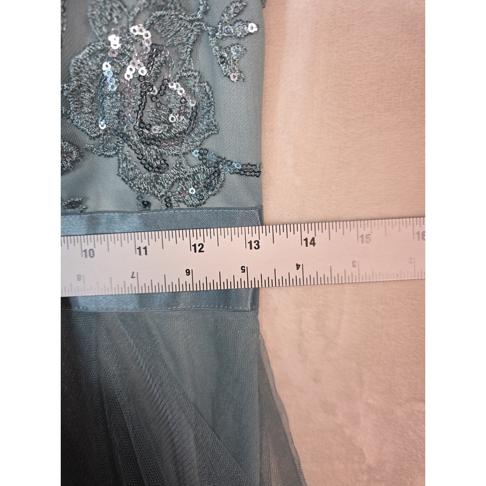 Ever Pretty Blue High Low Tulle Formal Dress Sequin Beaded Size Small NWT - Picture 12 of 13